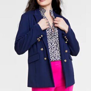 Faux Double-Breasted Blazer XL On 34th Created for Macy's